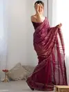 Jr 626 Georgette With Embroidery With Sequence Work Saree Wholesale In India